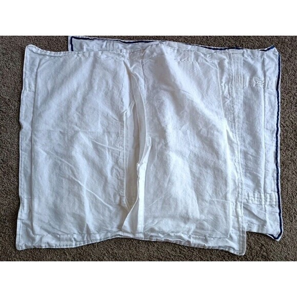 American Pacific Home Euro Sham Pillowcase Cotton Linen Ladderwork Nautical - Picture 6 of 6